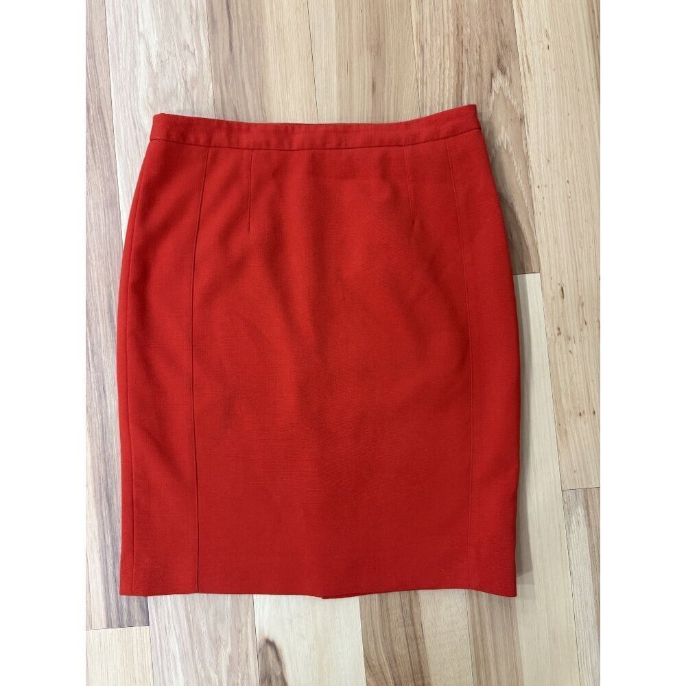 The Limited EUC Red Lined Pencil Skirt Size 10 Classic Professional Wear